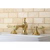 Kingston Brass KC7062BAL 8" Widespread Bathroom Faucet, Polished Brass KC7062BAL